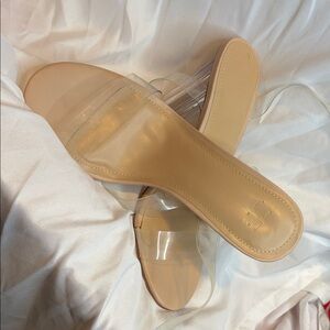 Elegant Nude Women's Slide Sandals